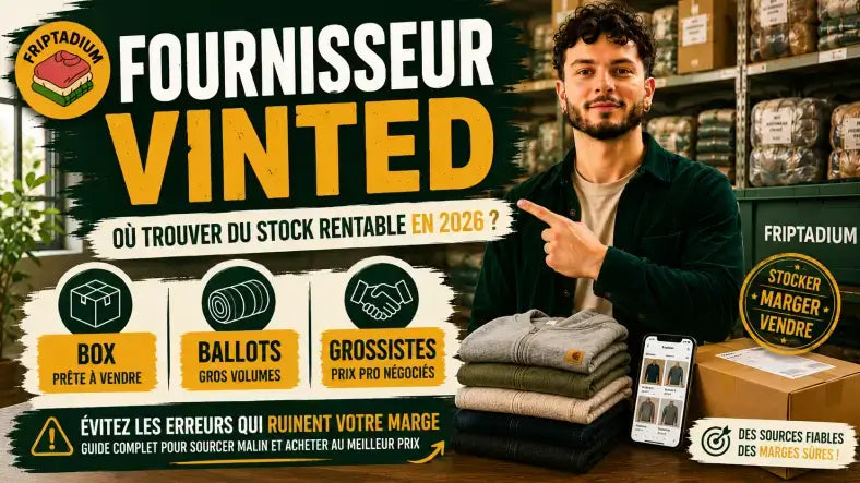 Fournisseur Vinted : choisir le meilleur grossiste de vêtements de seconde main pour revendre sur Vinted