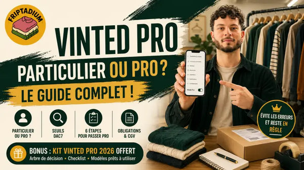 Vinted Pro en 2026 : faut-il passer pro, comment faire et que risque-t-on ?