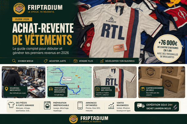 Achat-revente de vêtements de seconde main : le guide complet pour débuter en 2026