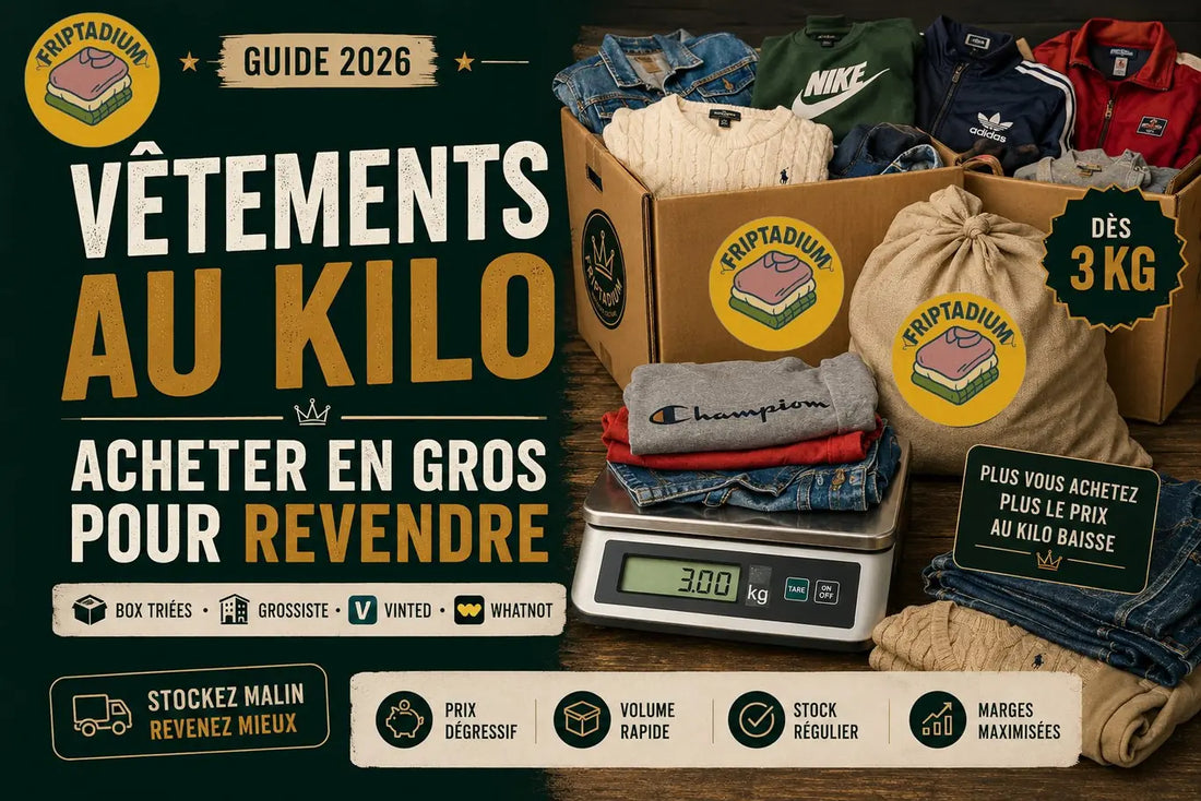 Acheter des vêtements au kilo pour revendre : le guide complet Friptadium