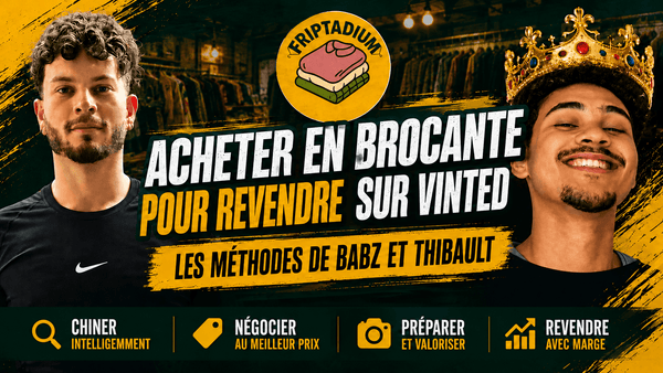 Acheter en brocante pour revendre sur Vinted : la méthode de Babz et Thibault