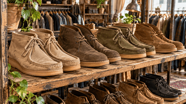 Clarks Wallabee et desert boots d'occasion : reconnaître une vraie paire, les tailles et la cote