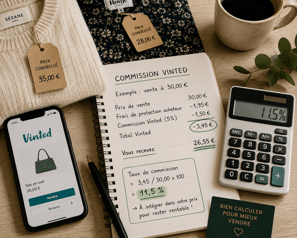 Commission de dépôt-vente sur Vinted : quel taux prendre pour être rentable (2026)