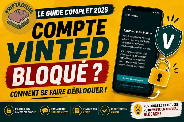 Compte Vinted bloqué : comment se faire débloquer ?