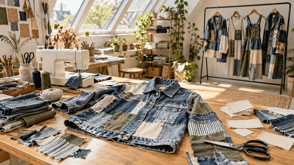 Créer sa marque de vêtements en upcycling : étapes, statut, sourcing et prix de vente (2026)