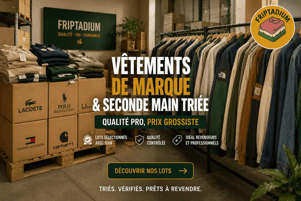 Déstockage de vêtements de marque : où acheter des lots pour revendre (2026)