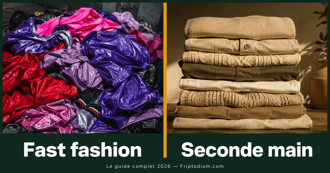 Fast fashion : définition, impact environnemental et alternative seconde main Grade A - Guide 2026 Friptadium