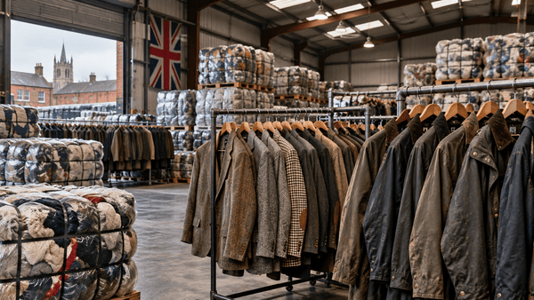 Grossiste vêtement Angleterre (UK) : acheter en gros après le Brexit, douane, TVA et vintage anglais
