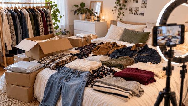 Haul Vinted et haul friperie : comment le faire, le filmer et en vivre (TikTok, YouTube, Instagram)