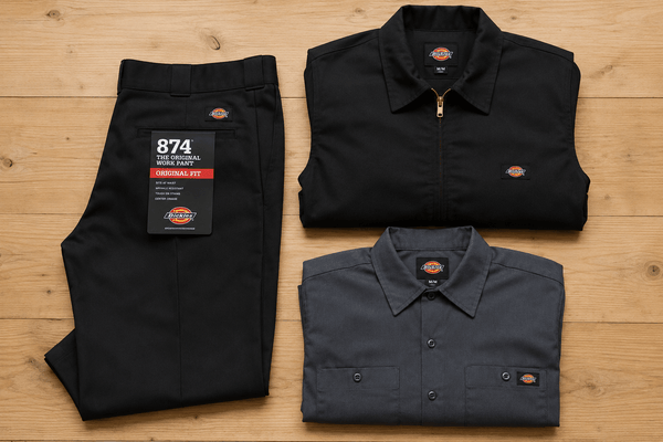Dickies d'occasion : reconnaître un vrai, connaître la cote (874, veste) et bien sourcer (2026)