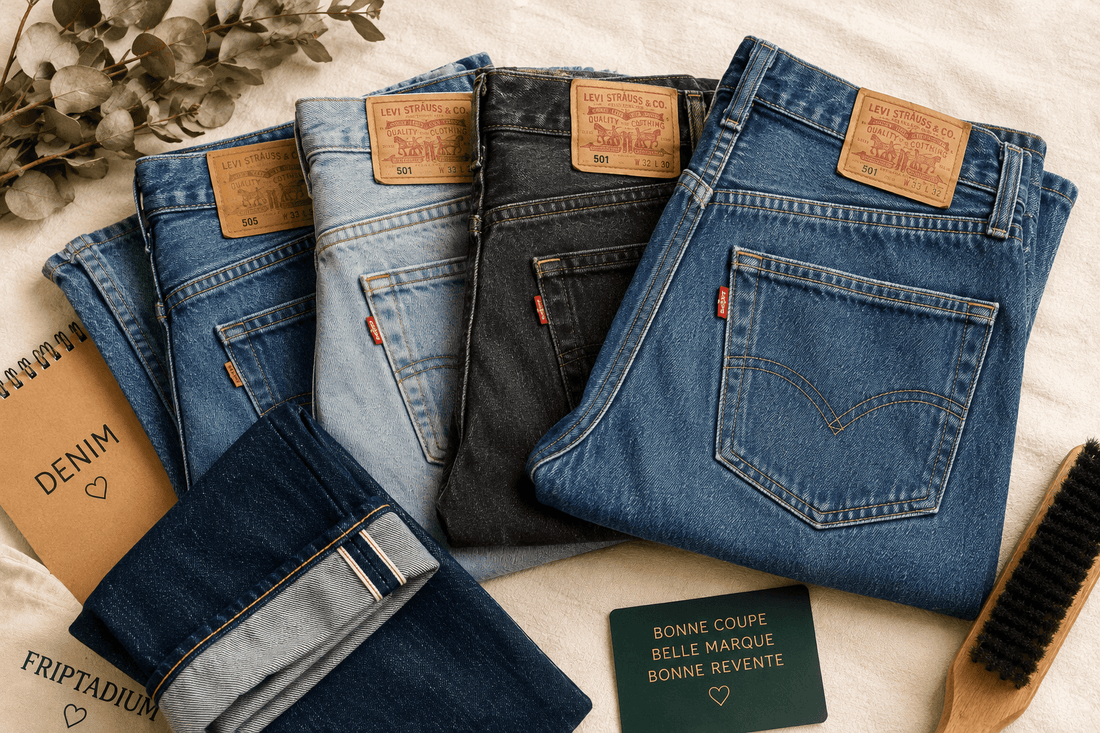 Jeans denim vintage d'occasion a revendre
