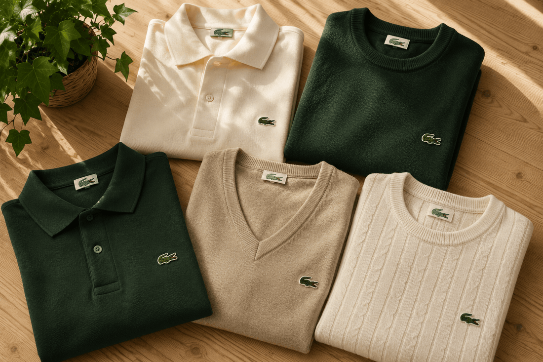 Lacoste vintage : polos au crocodile d'occasion triés Grade A, reconnaître dater coter