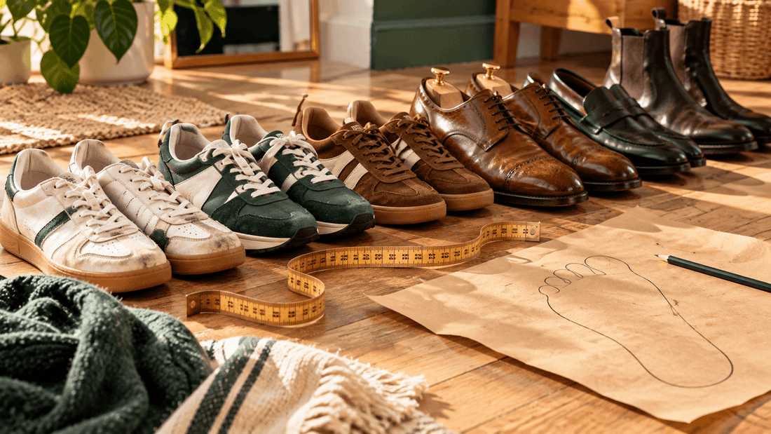 Mesurer son pied et ses baskets pour convertir une pointure US en pointure française