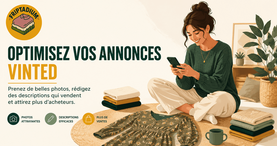 Friptadium : arrondir ses fins de mois en revendant des vêtements en optimisant ses annonces Vinted