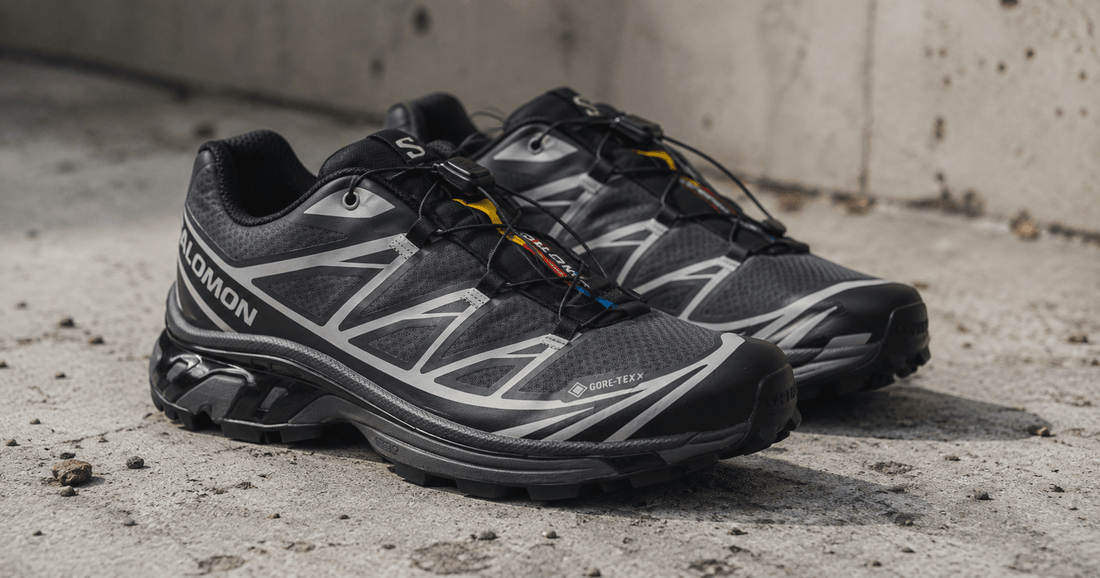 Sneakers Salomon XT-6 noir gris d'occasion Friptadium