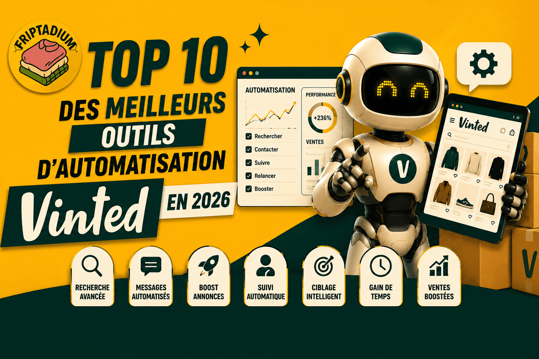 Top 10 des meilleurs outils d'automatisation Vinted en 2026 comparés par Friptadium