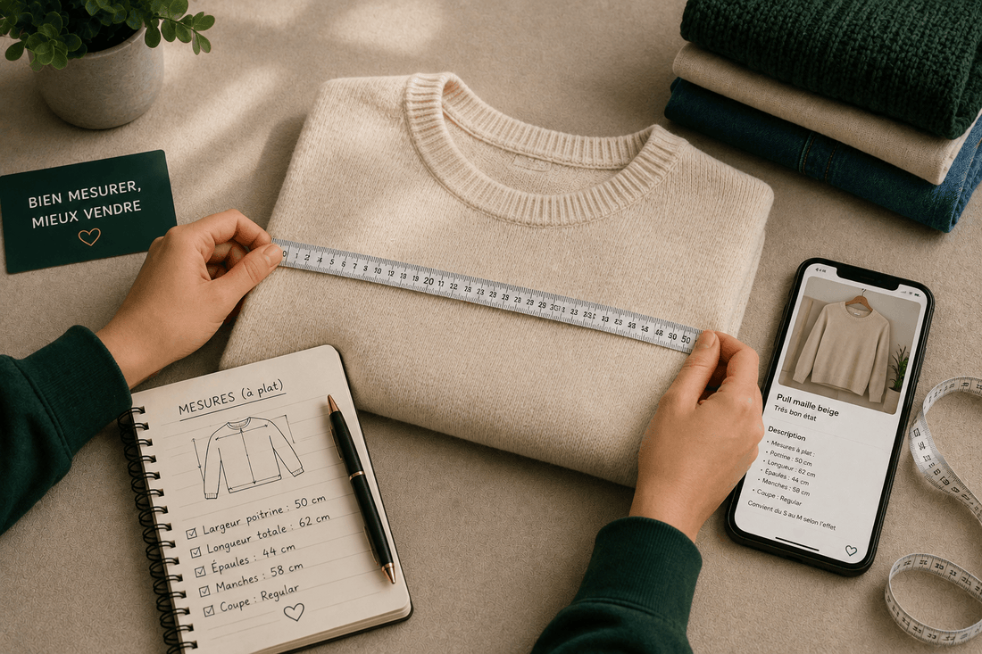 Mesurer un vetement sans etiquette de taille