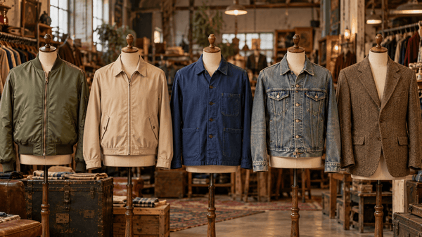 Veste et manteau vintage homme : les 9 modèles à chiner cet automne, les reconnaître et leur cote (2026)