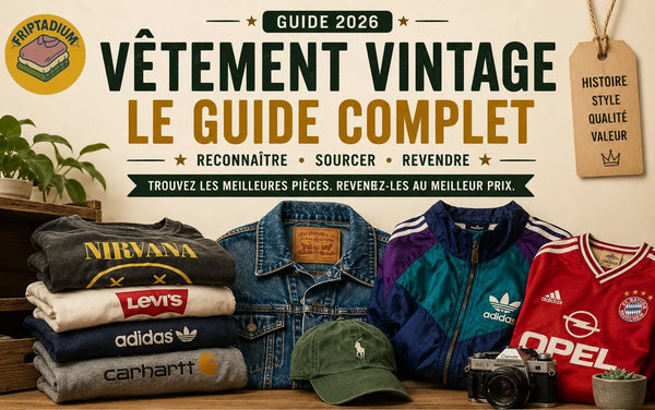 Vêtement vintage : le guide complet (reconnaître, sourcer et revendre)