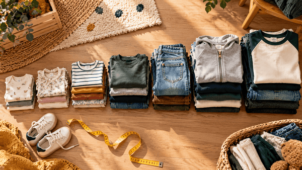 Taille enfant de 2 à 16 ans : correspondance âge, taille en cm, tour de poitrine, pointure, et comment choisir en seconde main