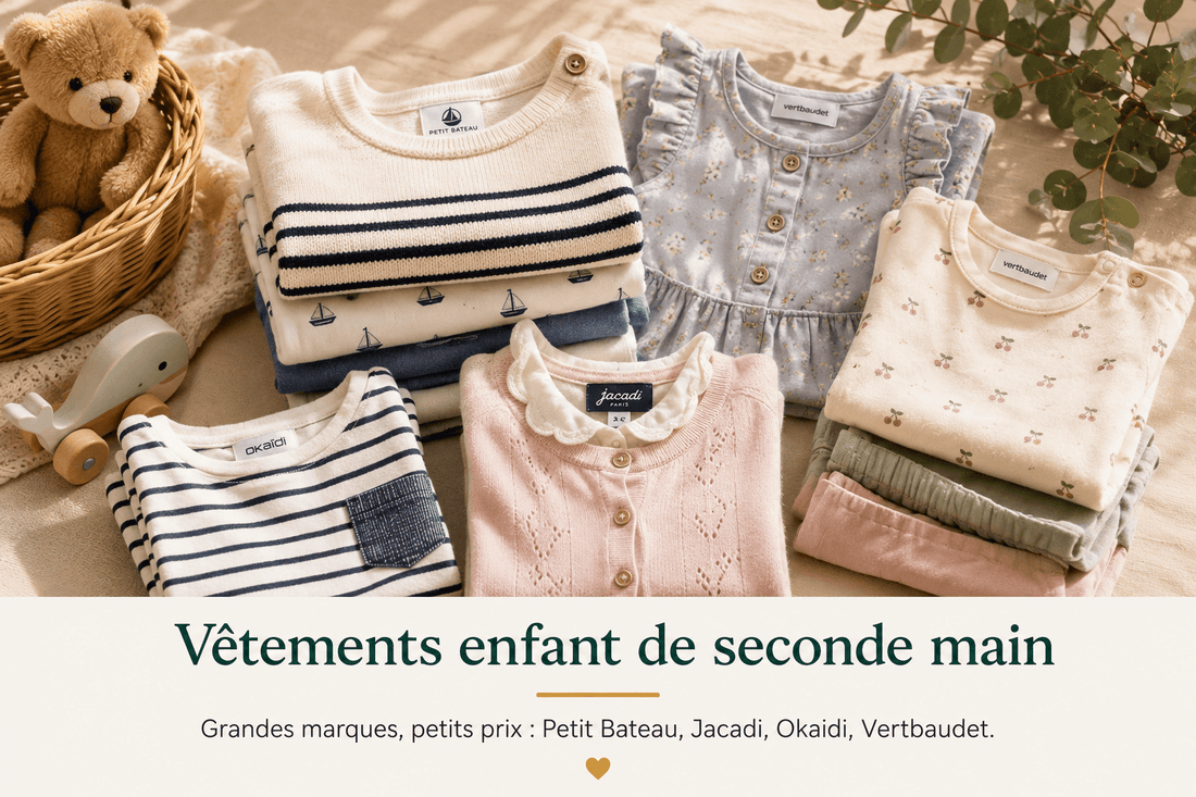 Vetements Petit Bateau de seconde main plies, Friptadium