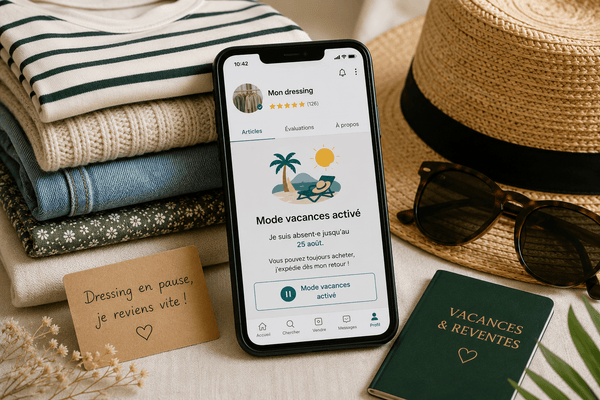 Vinted en vacances : gérer une absence sans perdre ses ventes (2026)