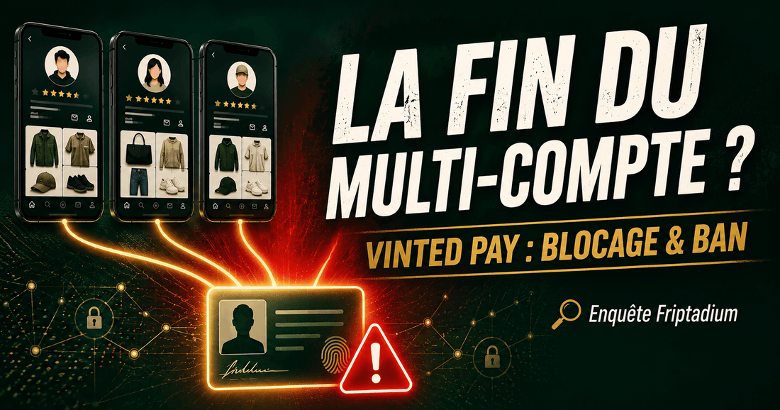 Vinted Pay : blocage, ban et fin du multi-compte Vinted (2026)