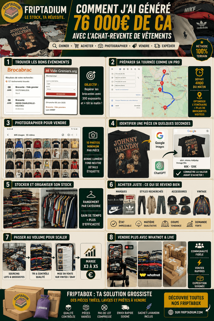 Comment générer du chiffre d'affaires avec l'achat revente de vêtements vintage